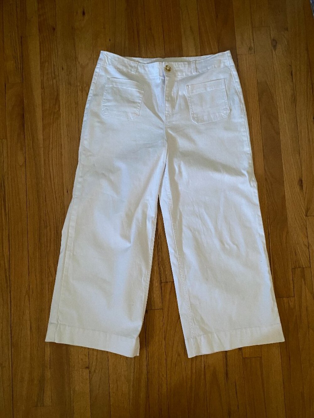 1822 Denim Women's White Wide Leg Pants Size 14
